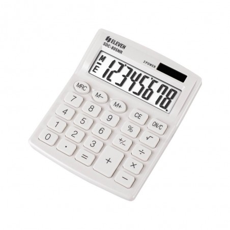 Kalkulator-biurowy-8-cyfrowy-Eleven-SDC-805NR-Bialy