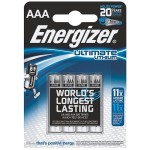 Baterie Energizer FR3 AAA 1,5V Ultimate Lithium 4szt.