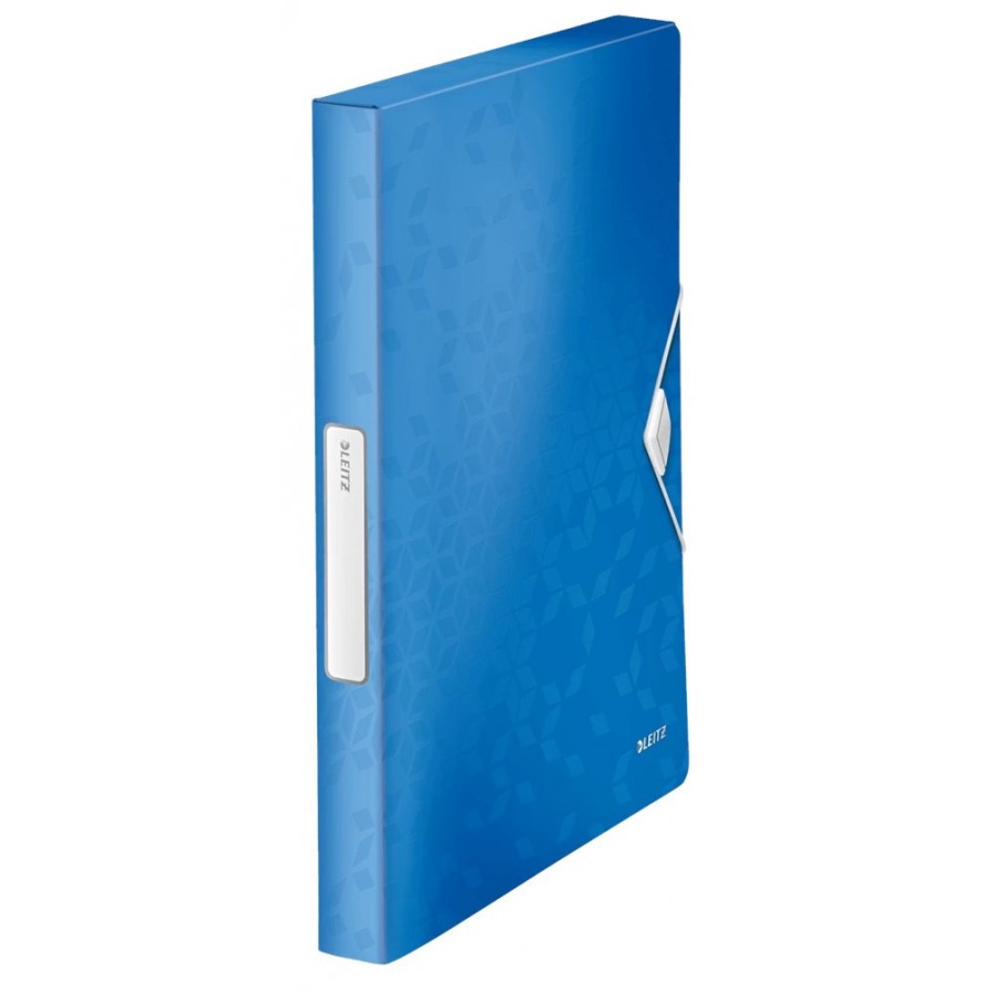 Teczka-z-Gumka-A4-Leitz-Wow-30-mm-Niebieska