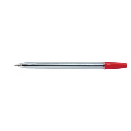 Klasyczny długopis z wymiennym wkładem Office Products Czerwony