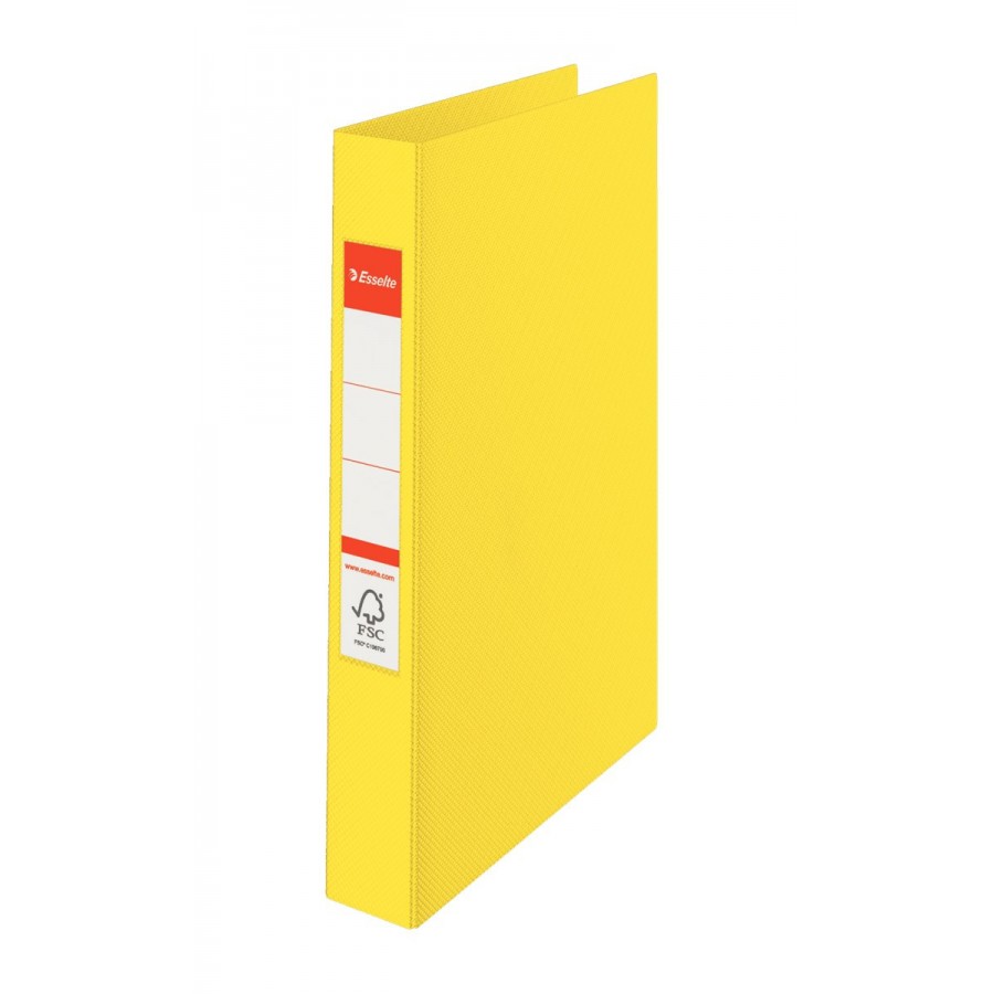 Segregator-Esselte-Vivida-A4-2-ringowy-Grzbiet-35-mm-Żolty