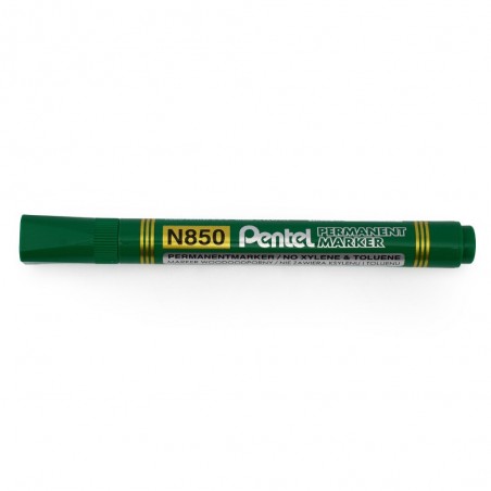 Marker permanentny Pentel N850 Zielony okrągłą końcówka