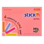 Karteczki Samoprzylepne Stick"N Magic Pad 76X101Mm, Neon Mix