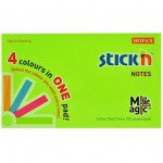Karteczki Samoprzylepne Stick"N Magic Pad 76X127Mm, Neon Mix
