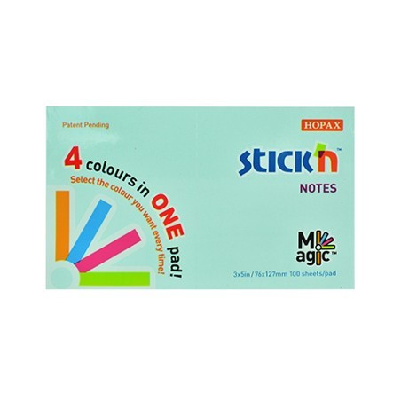 Karteczki-Samoprzylepne-Stick"N-Magic-Pad-76X127Mm-Pastel-Mix