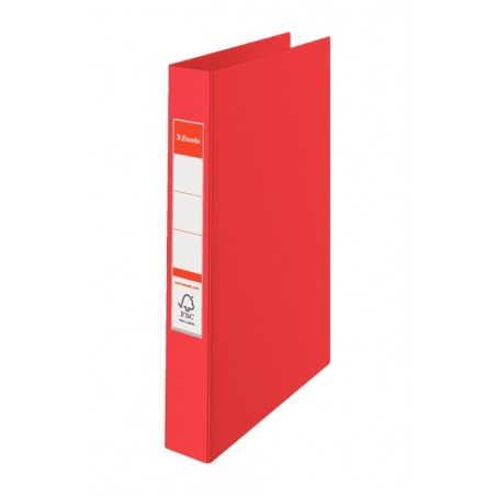 Segregator-Esselte-A5-z-2-Ringami-Vivida-Grzbiet-35-mm-Czerwony