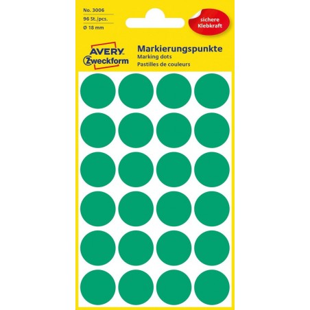 Kolorowe-kolka-do-zaznaczania-Avery-Zweckform-96-etyk-op-śr-18-mm-zielone