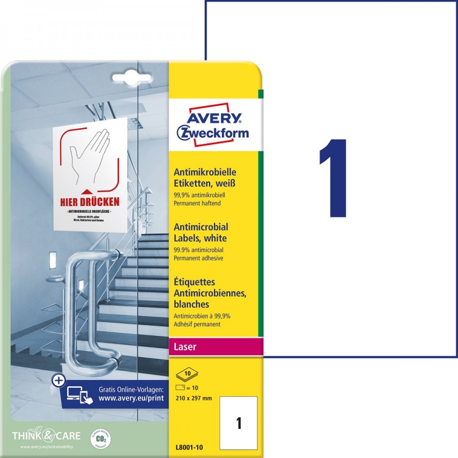TRWAŁE-FOLIE-ANTYWIRUSOWE-I-ANTYBAKTERYJNE-AVERY-ZWECKFORM-10xA4-210x297MM-BIAŁE