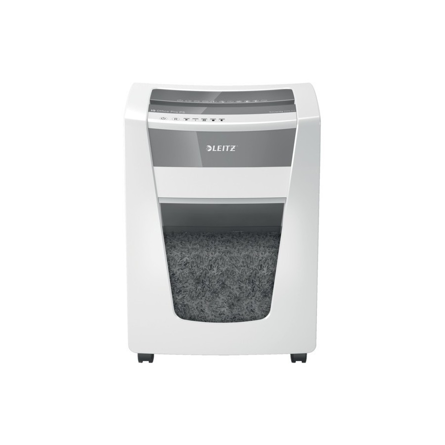 Niszczarka Leitz IQ Office Pro P5, 15 kartek, kosz 30-litrowy