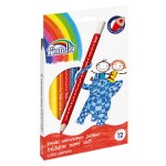 Kredki Ołówkowe Super Soft Fiorello 12 Kolorów Jumbo