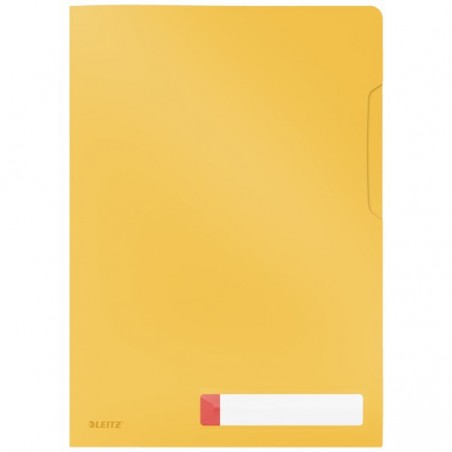 Folder-A4-z-kieszonka-na-etykiete-Leitz-Cosy-zolta