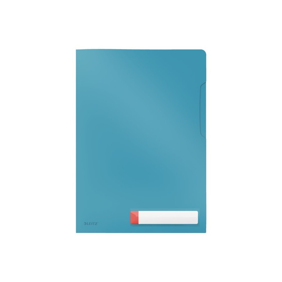 Folder-A4-z-kieszonka-na-etykiete-Leitz-Cosy-niebieska