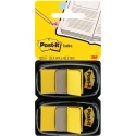 Zakładki indeksujące Post-it żółte 25x43mm 2x50szt