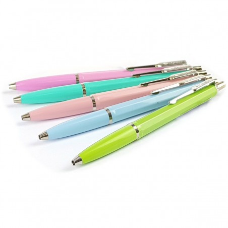 Długopis automatyczny Zenith 7 z wkładem wielkopojemnym mix kolorów pastelowych
