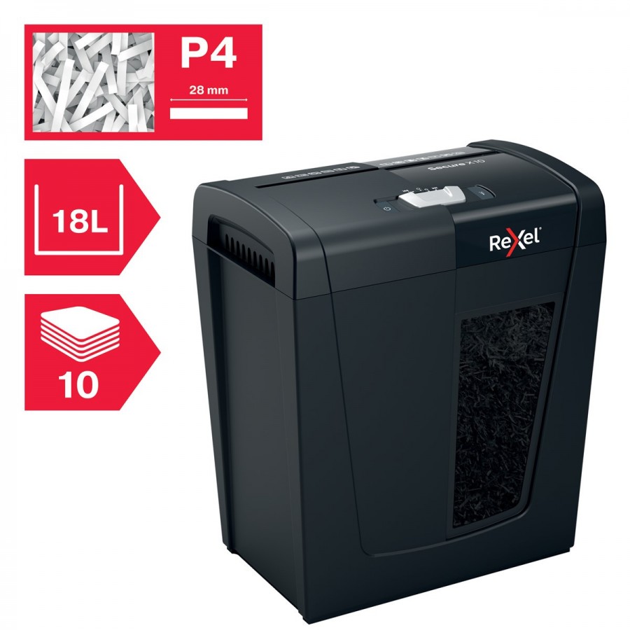 Niszczarka-Rexel-Secure-X10-P-4-10-kartek-18-l-kosz