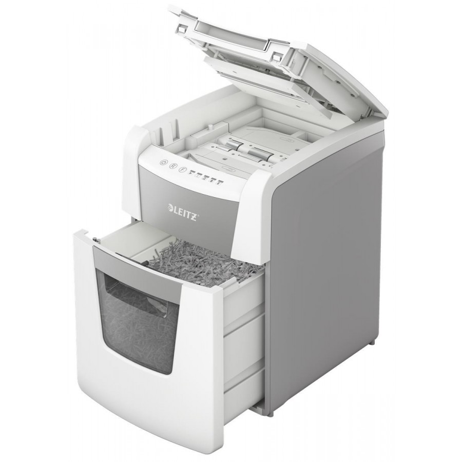 Niszczarka Automatyczna Leitz IQ AutoFeed 100, P5, 100 kartek, 34 l kosz
