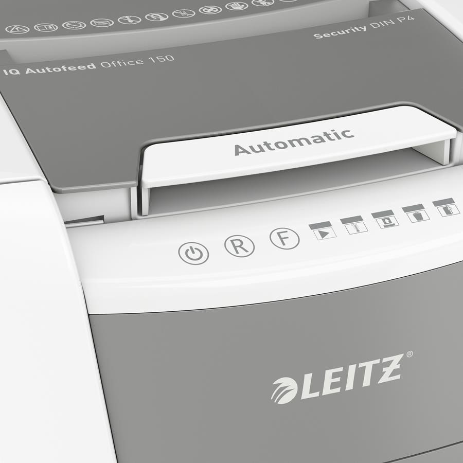 Niszczarka Automatyczna Leitz IQ AutoFeed 150, P4, 150 kartek, 44 l kosz
