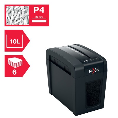 Niszczarka-Rexel-Secure-X6-SL-P-4-6-kartek-10-l-kosz