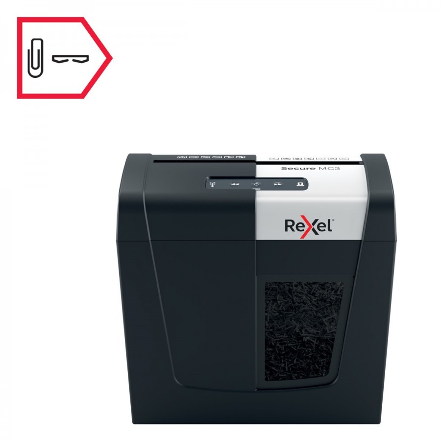 Niszczarka Rexel Secure MC3, (P-5), 3 kartki, 10 l kosz