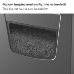 Niszczarka Rexel Momentum X410-SL Slimline, 10 kartek, 23 l kosz