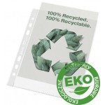 Koszulki groszkowe Esselte Recycled Premium A5, 70 mic, PP, w kartoniku, op. 100 szt.