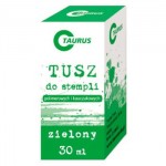 Tusz do stempli 30ml polimerowy kauczukowy Taurus Zielony
