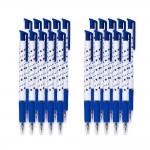 Komplet 20 sztuk Długopis Automatyczny 0,5mm Niebieski