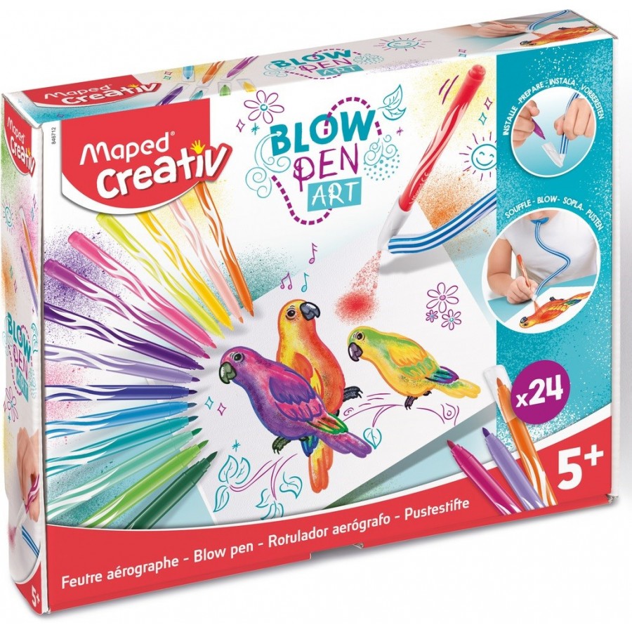 Zestaw dmuchanych flamastrów Maped creative blowpen