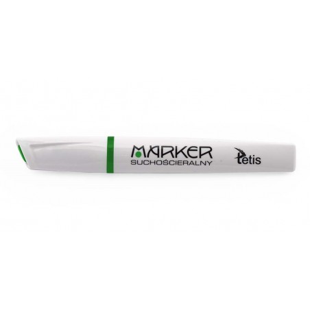 Marker-suchościeralny-do-tablic-Tetis-KM–110-okragla-koncowka-3mm-zielony
