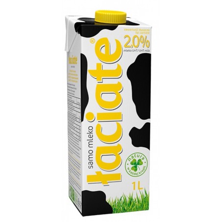 Mleko Łaciate 12x1L 2% UHT 12 Litrów