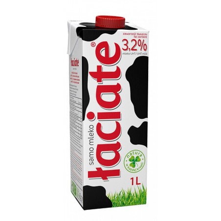 Mleko Łaciate 12x1L 3,2% UHT 12 Litrów