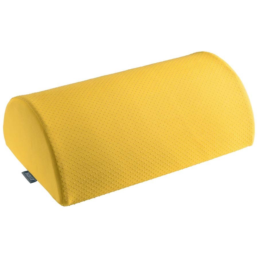 Żółty podnóżek ergonomiczny Leitz Ergo Cosy.
