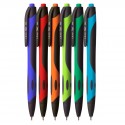 Długopis Automatyczny Olejowy 1,0mm Tetis Tori Niebieski mix kolorów