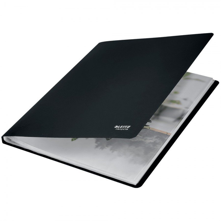 Album-ofertowy-Leitz-Recycle-40-koszulek-A4-czarny