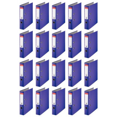 Segregator-Esselte-A4-Z-Dzwignia-Ekonomiczny-75-Mm-Fioletowy-zestaw-20-szt