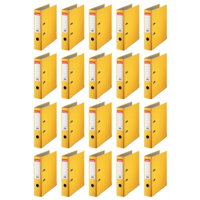 Segregator-Esselte-A4-Z-Dzwignia-Ekonomiczny-75-Mm-Żolty-zestaw-20-szt