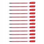 Długopis żelowy Rystor GZ 031 czerwony - zestaw 12 szt