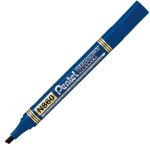 Marker Permanentny Pentel N860 Niebieski ścięta końcówka - zestaw 10 szt