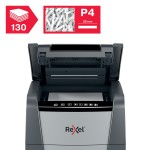 Niszczarka Rexel Optimum AutoFeed+ 130M, (P-5), 130 kartek, 44 l kosz