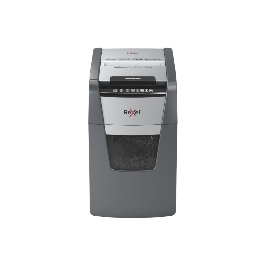 Niszczarka Rexel Optimum AutoFeed+ 130M, (P-5), 130 kartek, 44 l kosz