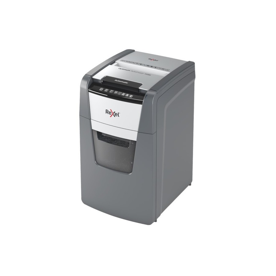 Niszczarka Rexel Optimum AutoFeed+ 130M, (P-5), 130 kartek, 44 l kosz