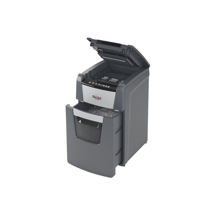 Niszczarka Rexel Optimum AutoFeed+ 130M, (P-5), 130 kartek, 44 l kosz