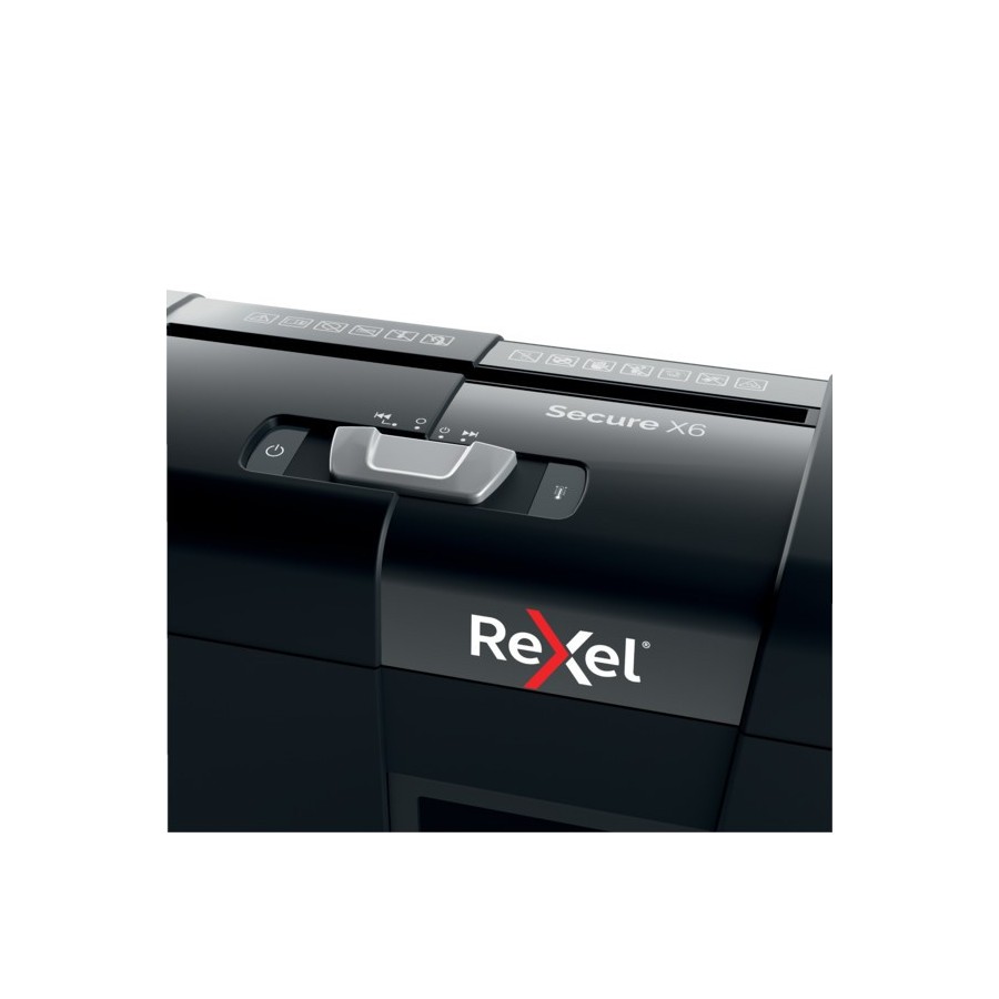 Niszczarka Rexel Secure X6, (P-4), 6 kartek, 10 l kosz