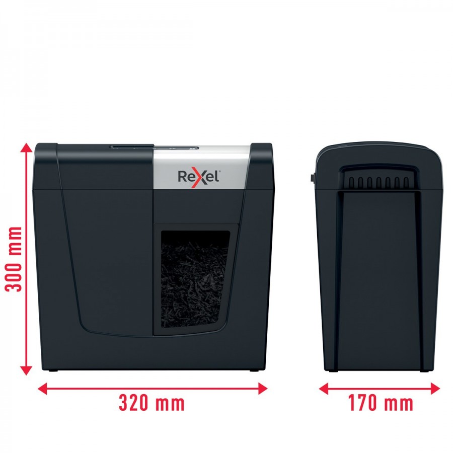 Niszczarka Rexel Secure MC3, (P-5), 3 kartki, 10 l kosz