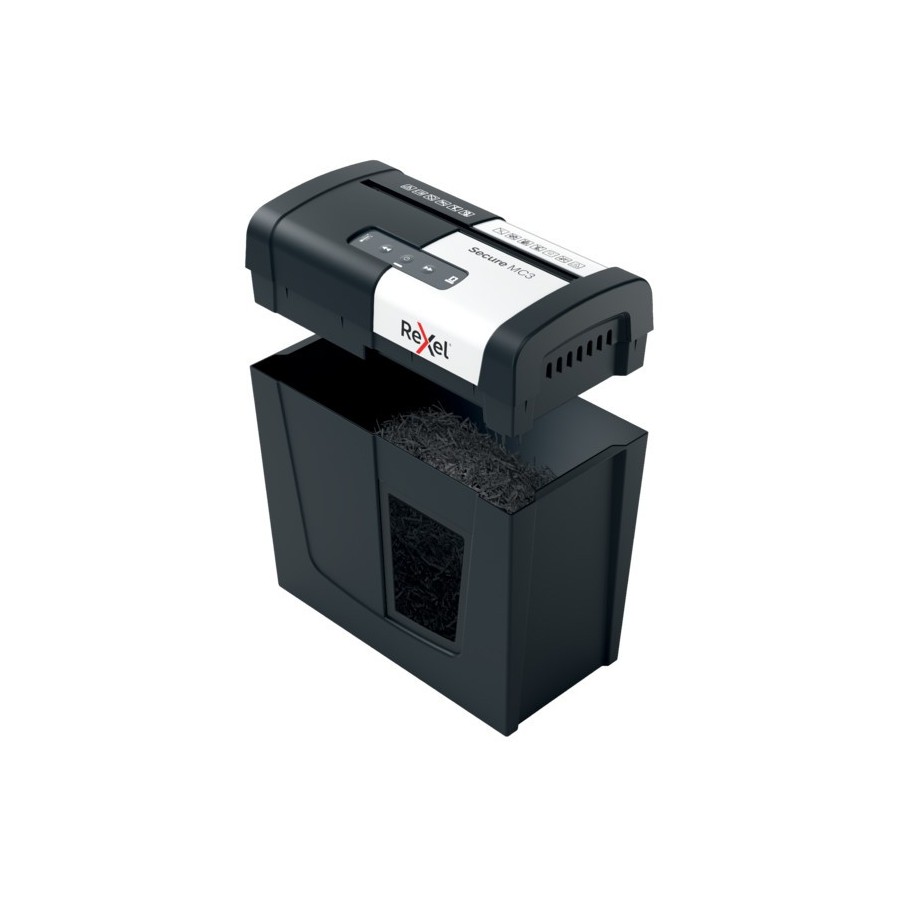 Niszczarka Rexel Secure MC3, (P-5), 3 kartki, 10 l kosz