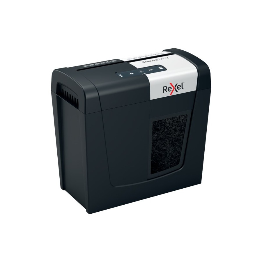 Niszczarka Rexel Secure MC3, (P-5), 3 kartki, 10 l kosz