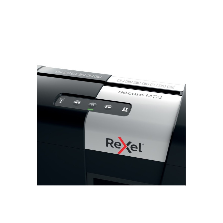 Niszczarka Rexel Secure MC3, (P-5), 3 kartki, 10 l kosz