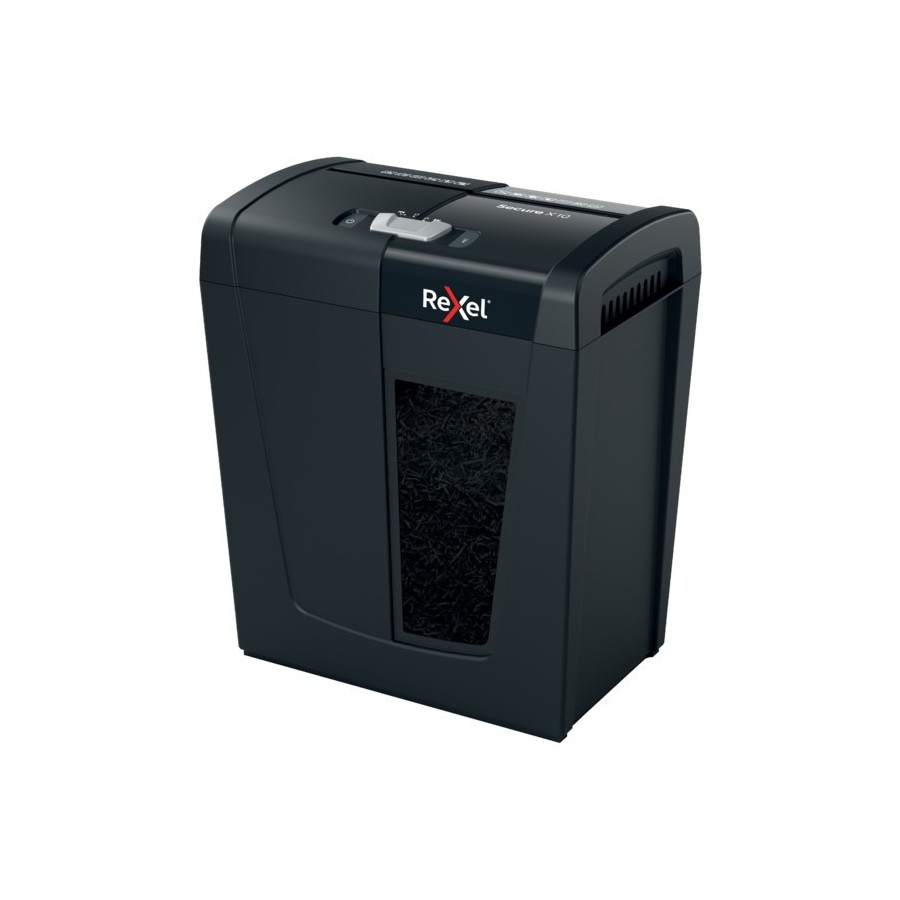 Niszczarka Rexel Secure X10 (P-4), 10 kartek, 18 l kosz