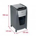Niszczarka Rexel Optimum AutoFeed+ 225M, (P-5), 225 kartek, 60 l kosz