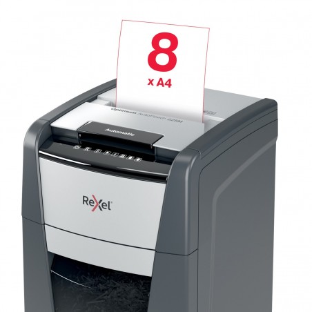 Niszczarka Rexel Optimum AutoFeed+ 225M, (P-5), 225 kartek, 60 l kosz
